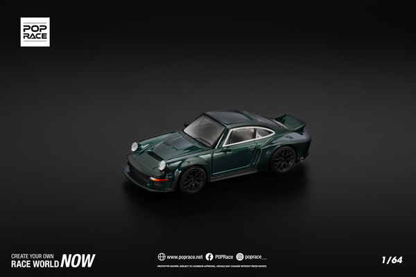 [POP RACE] 1:64 Singer DLS Turbo (Road) Green