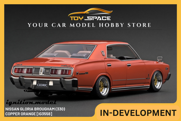 [IGNITION MODEL] 1:18 Nissan Gloria Brougham (330) Copper Orange [IG3558]