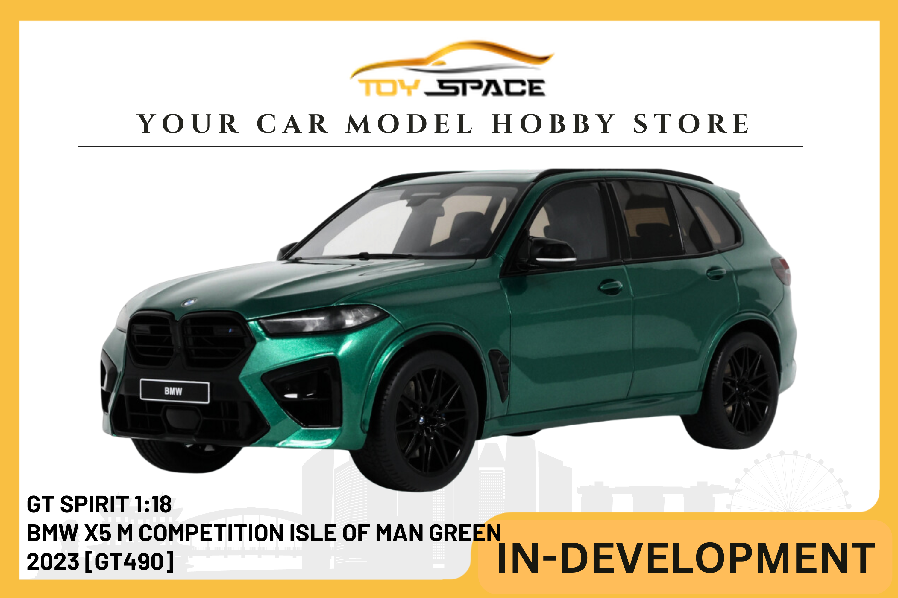 [GT SPIRIT] 1:18 BMW X5 M Competition Isle Of Man Green 2023 [GT490]