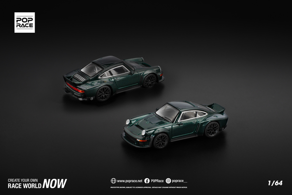 [POP RACE] 1:64 Singer DLS Turbo (Road) Green