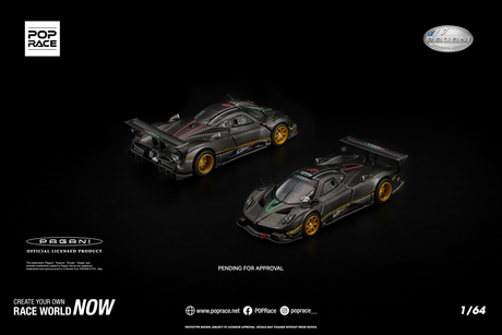 [POP RACE] 1:64 Pagani Zonda R - Toy Space Diecast Online Store Singapore