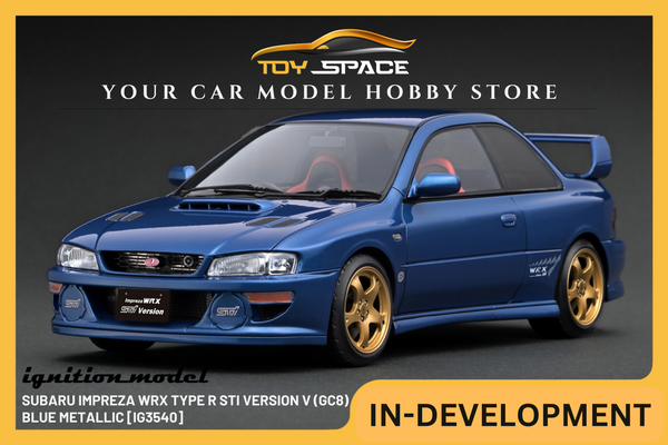 [IGNITION MODEL] 1:18 Subaru Impreza WRX Type R Sti Version V (GC8) Blue Metallic [IG3540]