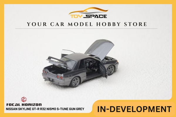[FOCAL HORIZON] 1:64 Nissan Skyline GT-R R32 Nismo S-Tune Gun Grey