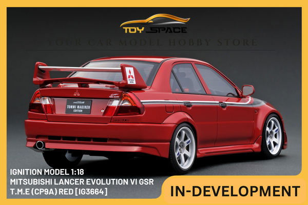 [IGNITION MODEL] 1:18 Mitsubishi Lancer Evolution VI GSR T.M.E (CP9A) Red [IG3664]