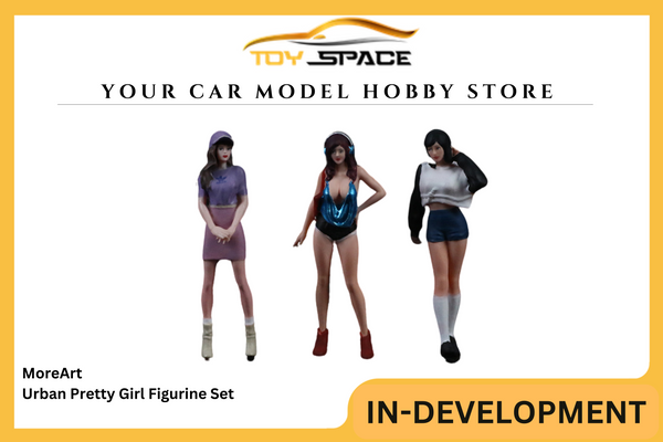 [MOREART] 1:64 Urban Pretty Girl Figurine Set