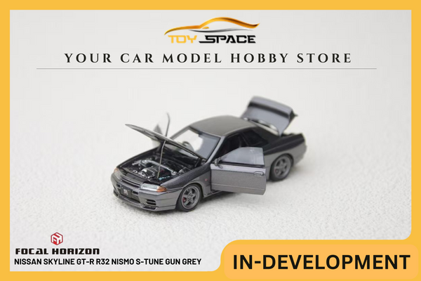[FOCAL HORIZON] 1:64 Nissan Skyline GT-R R32 Nismo S-Tune Gun Grey