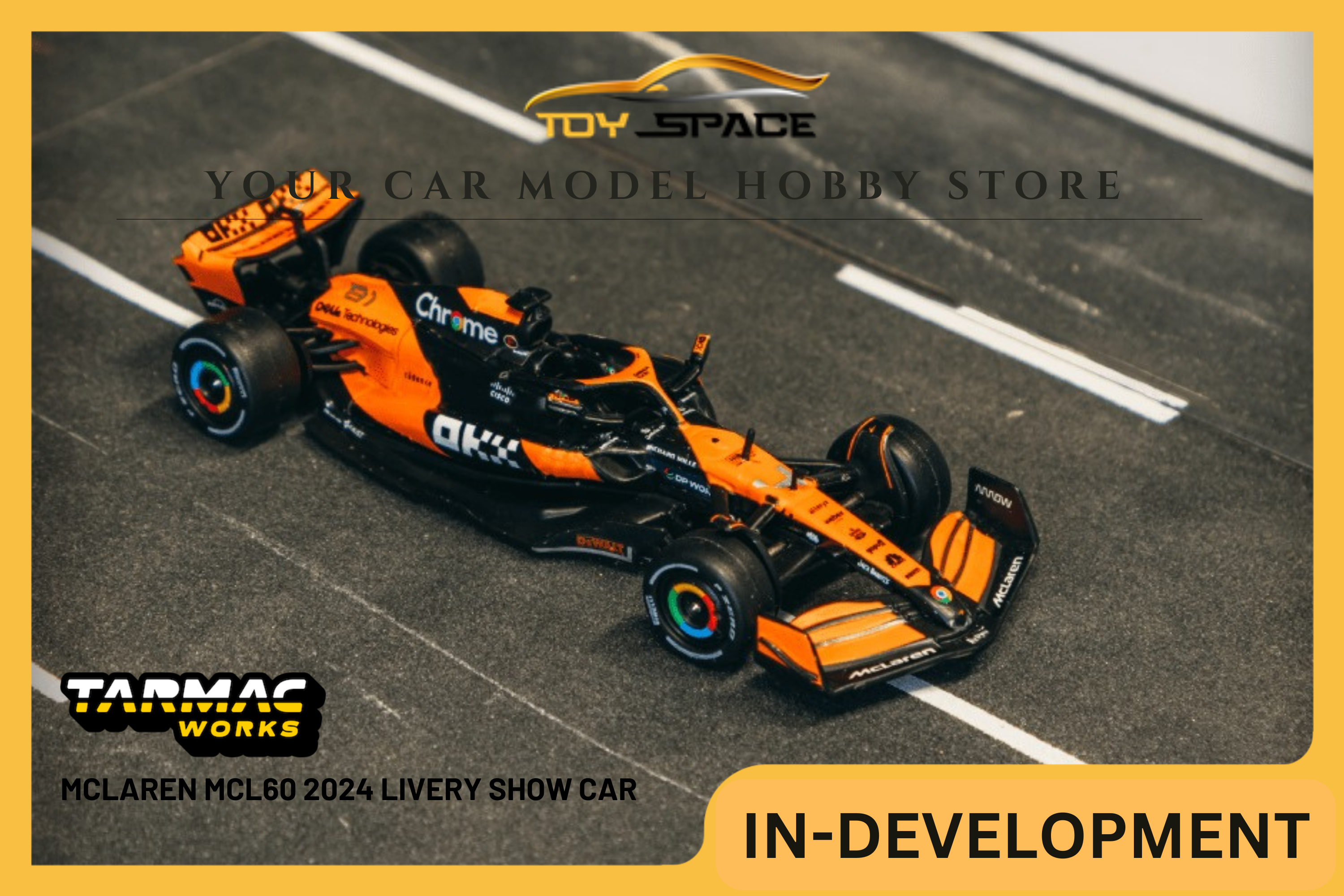 [TARMAC WORKS] 1:64 McLaren MCL60 2024 Livery Show Car - GLOBAL64