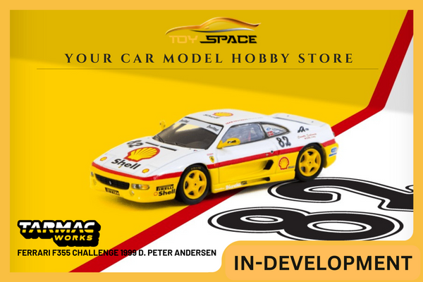 [TARMAC WORKS] 1:64 Ferrari F355 Challenge 1999 D. Peter Andersen - HOBBY64