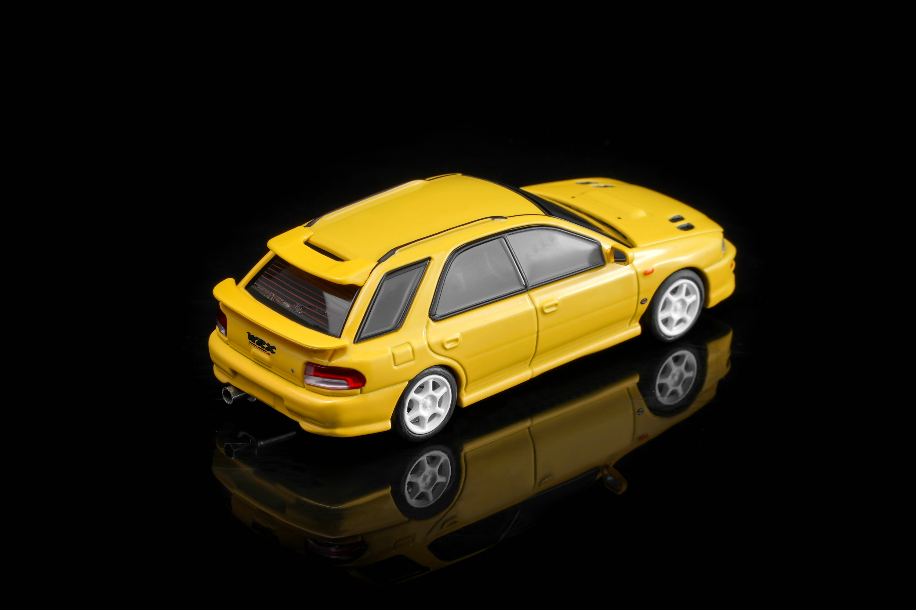 [MOTORHELIX] 1:64 Subaru Impreza Wagor WRX STi Ver VI Cashmere Yellow - Toy Space Diecast Online Store Singapore