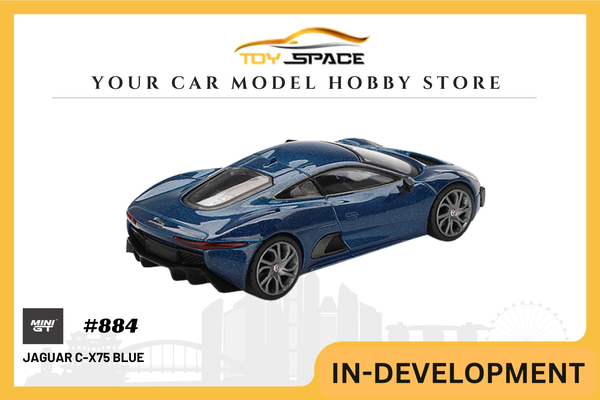 [MINI GT] Jaguar C-X75 Blue