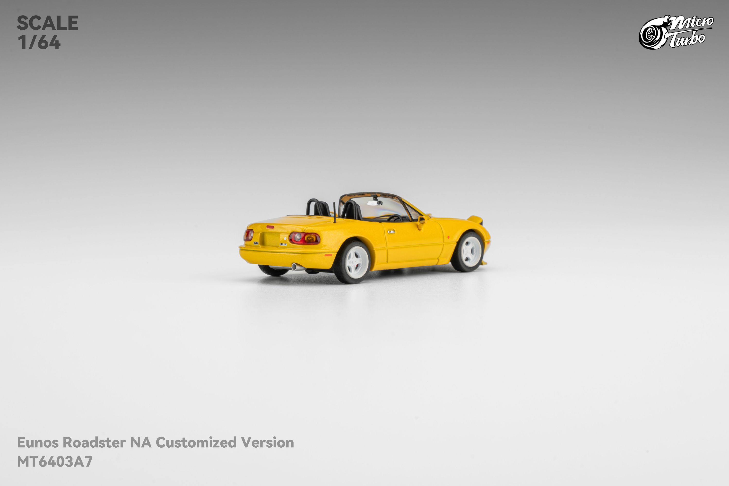 [MICRO TURBO] 1:64 MX5 Metallic Yellow