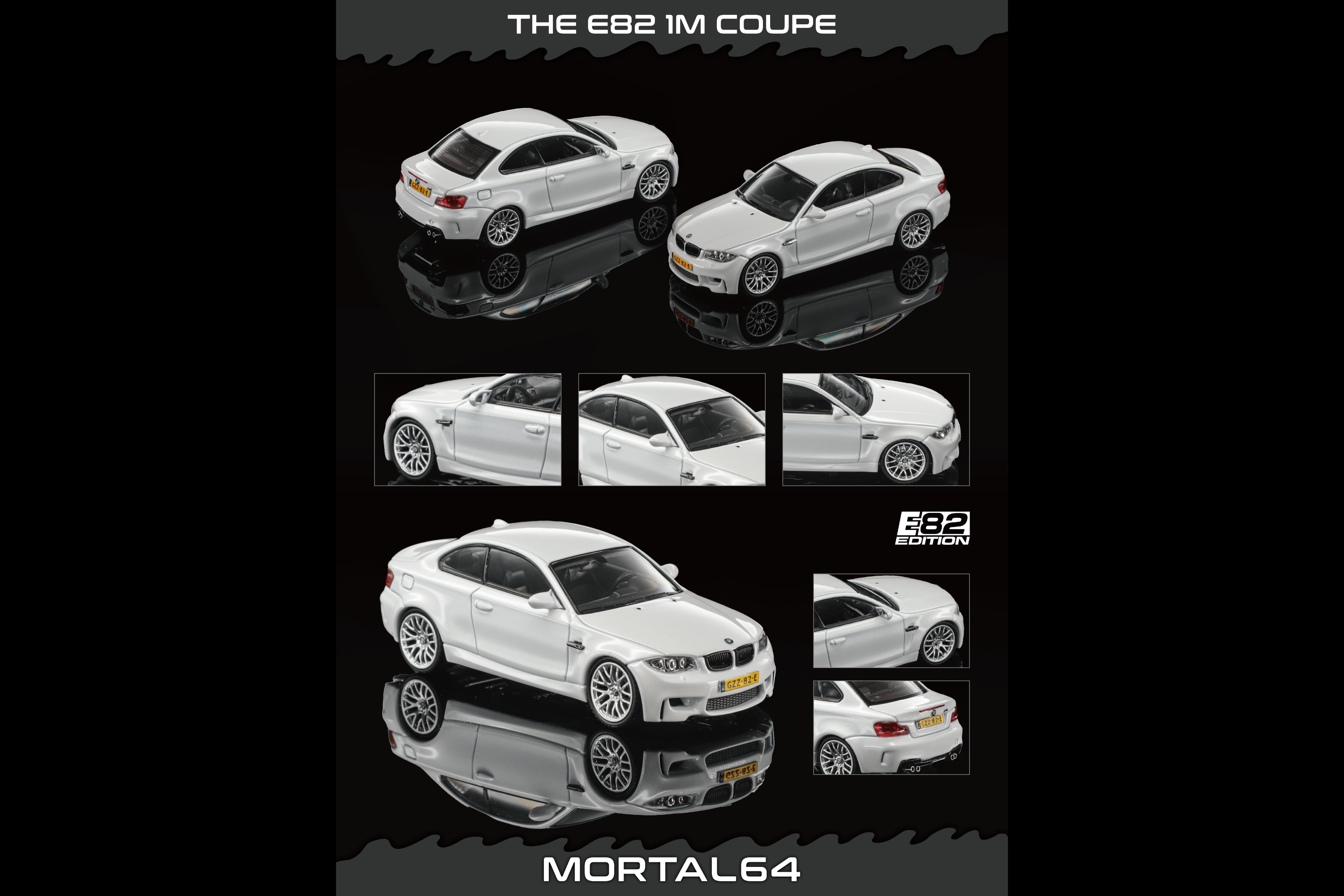 [MORTAL] 1:64 BMW 1M Coupe Pearl White