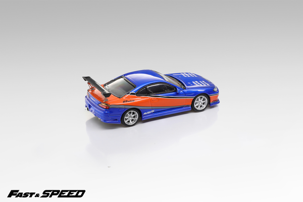 [FAST SPEED] 1:64 Nissan Silvia S15 Blue/Orange