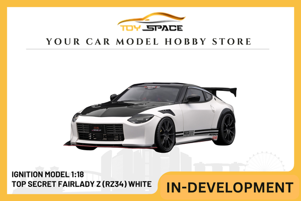 [IGNITION MODEL] 1:18 Top Secret Fairlady Z (RZ34) White [IG3381]