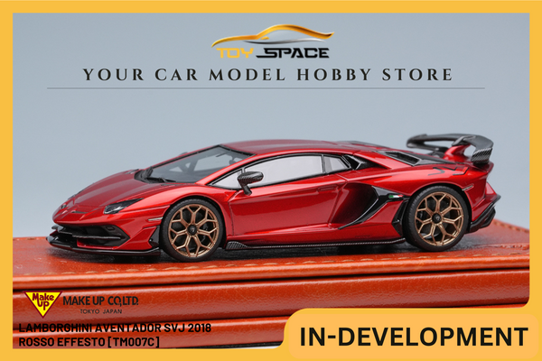 [MAKE UP] 1:64 Lamborghini Aventador SVJ 2018 Rosso Effesto [TM007C]