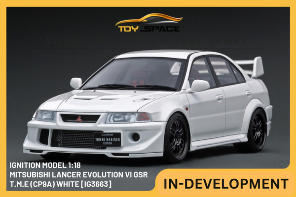 [IGNITION MODEL] 1:18 Mitsubishi Lancer Evolution VI GSR T.M.E (CP9A) White [IG3663]