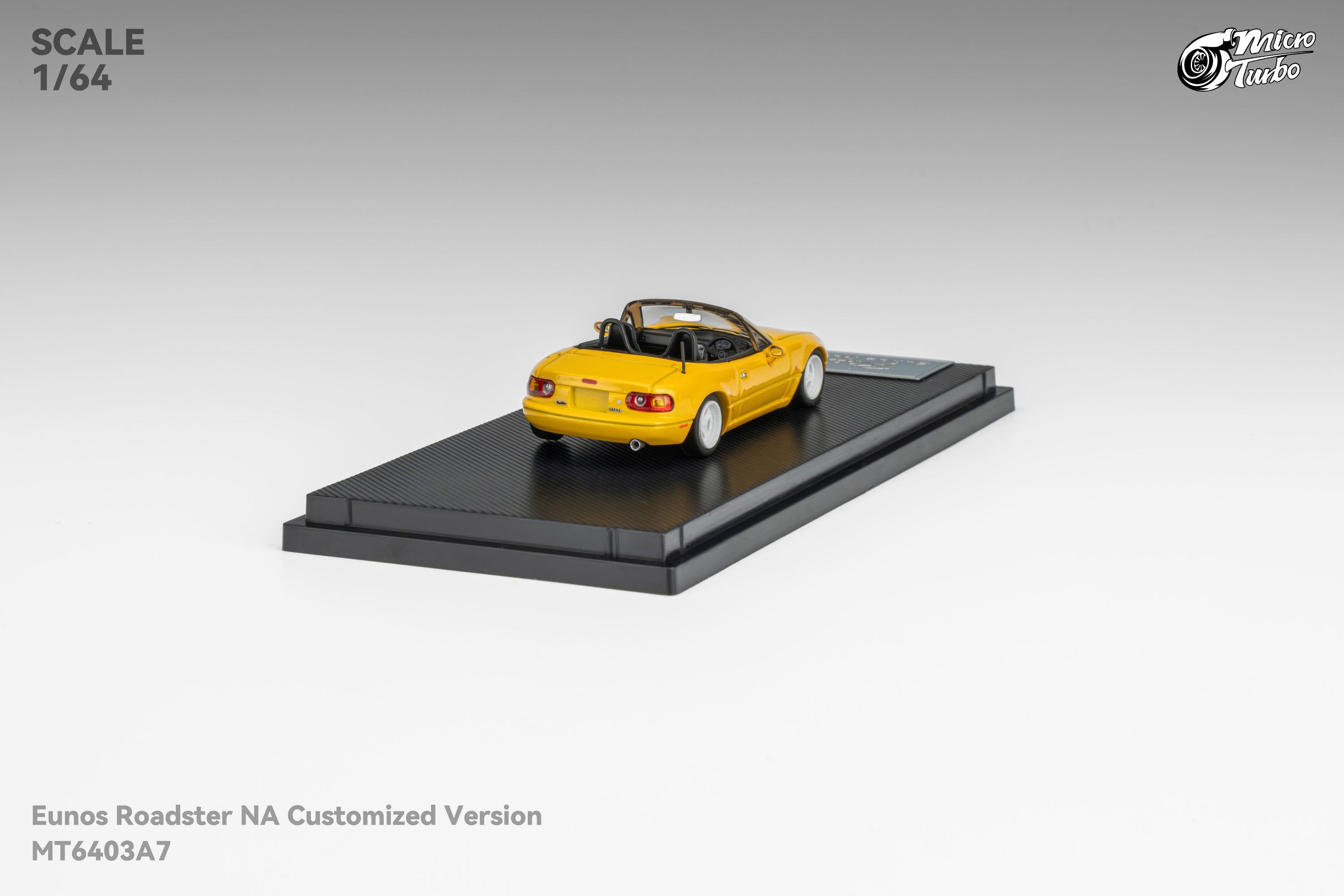 [MICRO TURBO] 1:64 MX5 Metallic Yellow