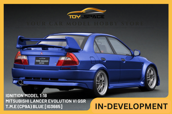 [IGNITION MODEL] 1:18 Mitsubishi Lancer Evolution VI GSR T.M.E (CP9A) Blue [IG3665]