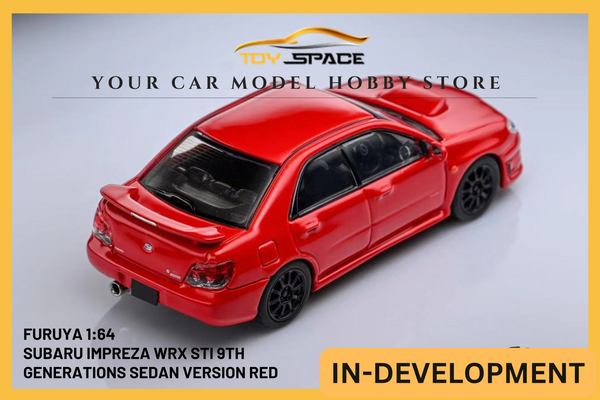 [FURUYA] 1:64 Subaru Impreza WRX STi 9th Generations Sedan Version Red