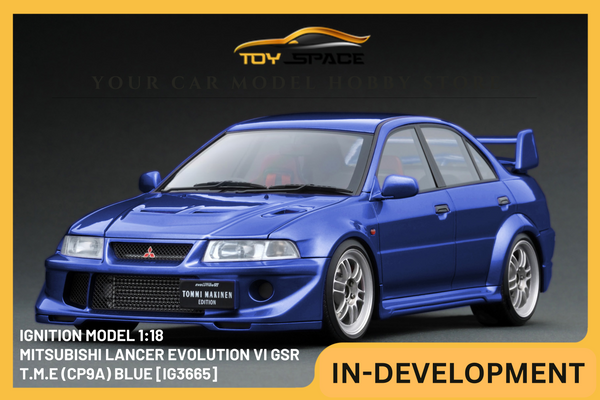 [IGNITION MODEL] 1:18 Mitsubishi Lancer Evolution VI GSR T.M.E (CP9A) Blue [IG3665]