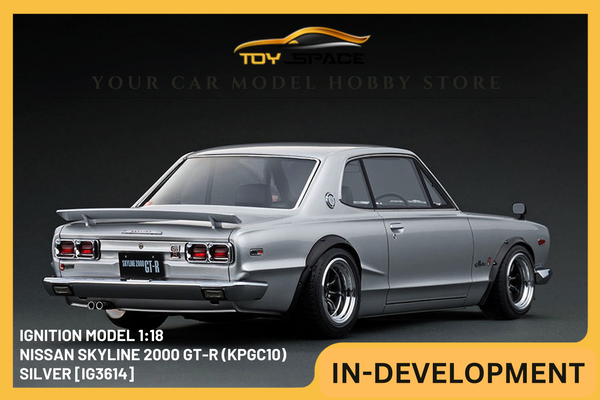 [IGNITION MODEL] 1:18 Nissan Skyline 2000 GT-R (KPGC10) Silver [IG3614]