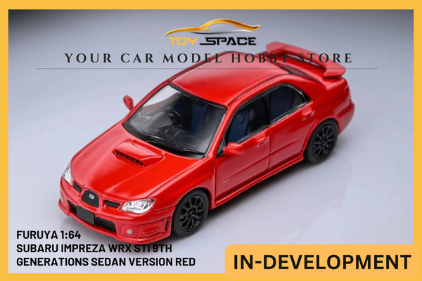 [FURUYA] 1:64 Subaru Impreza WRX STi 9th Generations Sedan Version Red