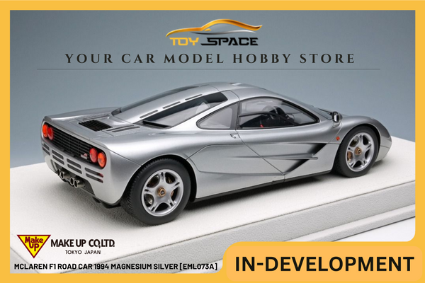 [MAKE UP] 1:18 McLaren F1 Road Car 1994 Magnesium Silver [EML073A]