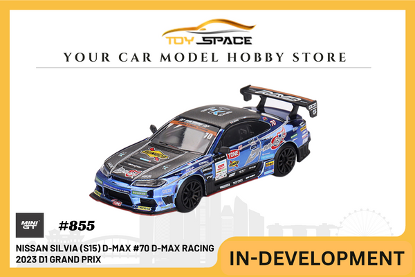 [MINI GT] Nissan Silvia (S15) D-MAX #70 D-MAX Racing 2023 D1 Grand Prix - Japan Exclusive RHD / D1 Blister Packaging