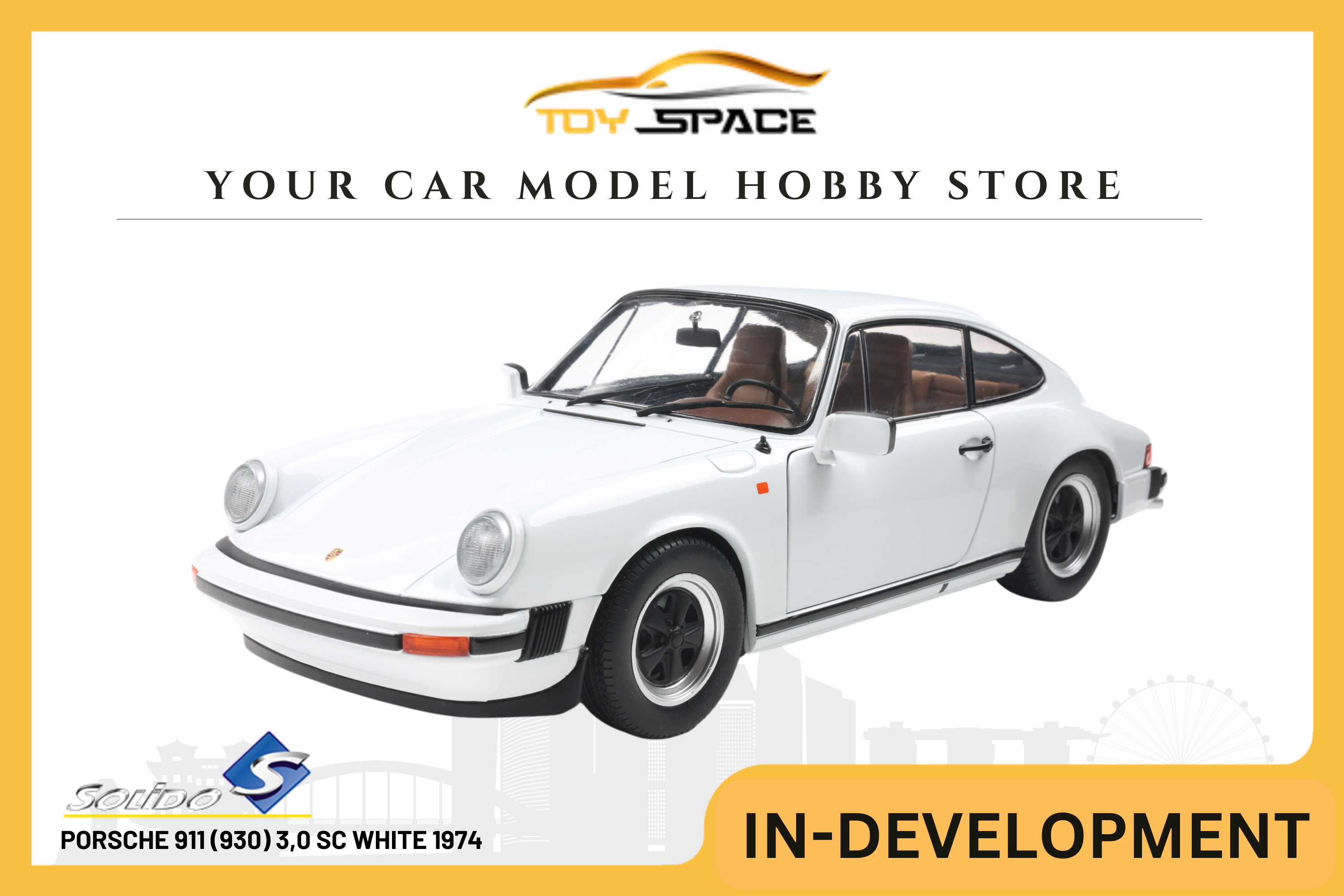 [SOLIDO] 1:18 Porsche 911 (930) 3,0 SC White 1974