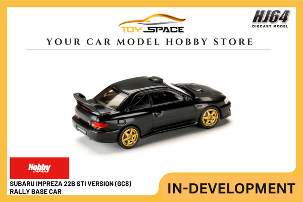 [HOBBY JAPAN] 1:64 Subaru Impreza 22B STi Version (GC8) Rally Base Car Carbon Black