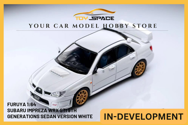 [FURUYA] 1:64 Subaru Impreza WRX STi 9th Generations Sedan Version White