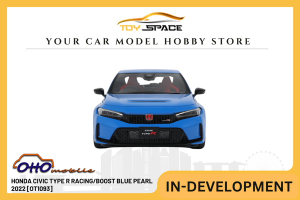 [OTTOMOBILE] 1:18 Honda Civic Type R Racing/Boost Blue Pearl 2022 [OT1093]