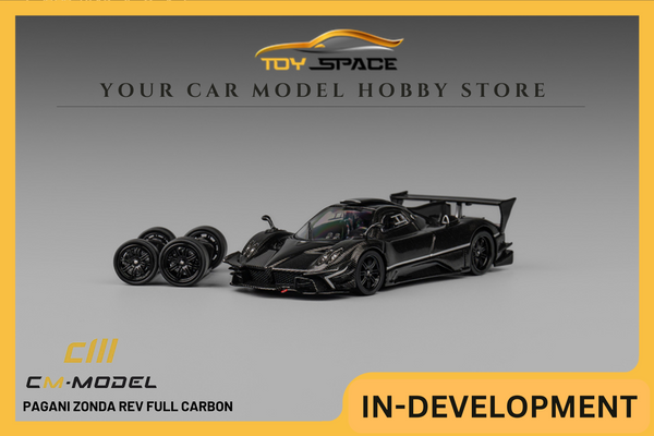 [CM MODEL] 1:64 Pagani Zonda Rev Full Carbon