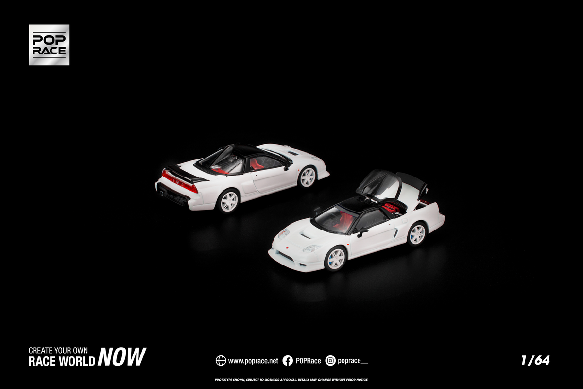 [POP RACE] 1:64 Honda NSX-R GT White