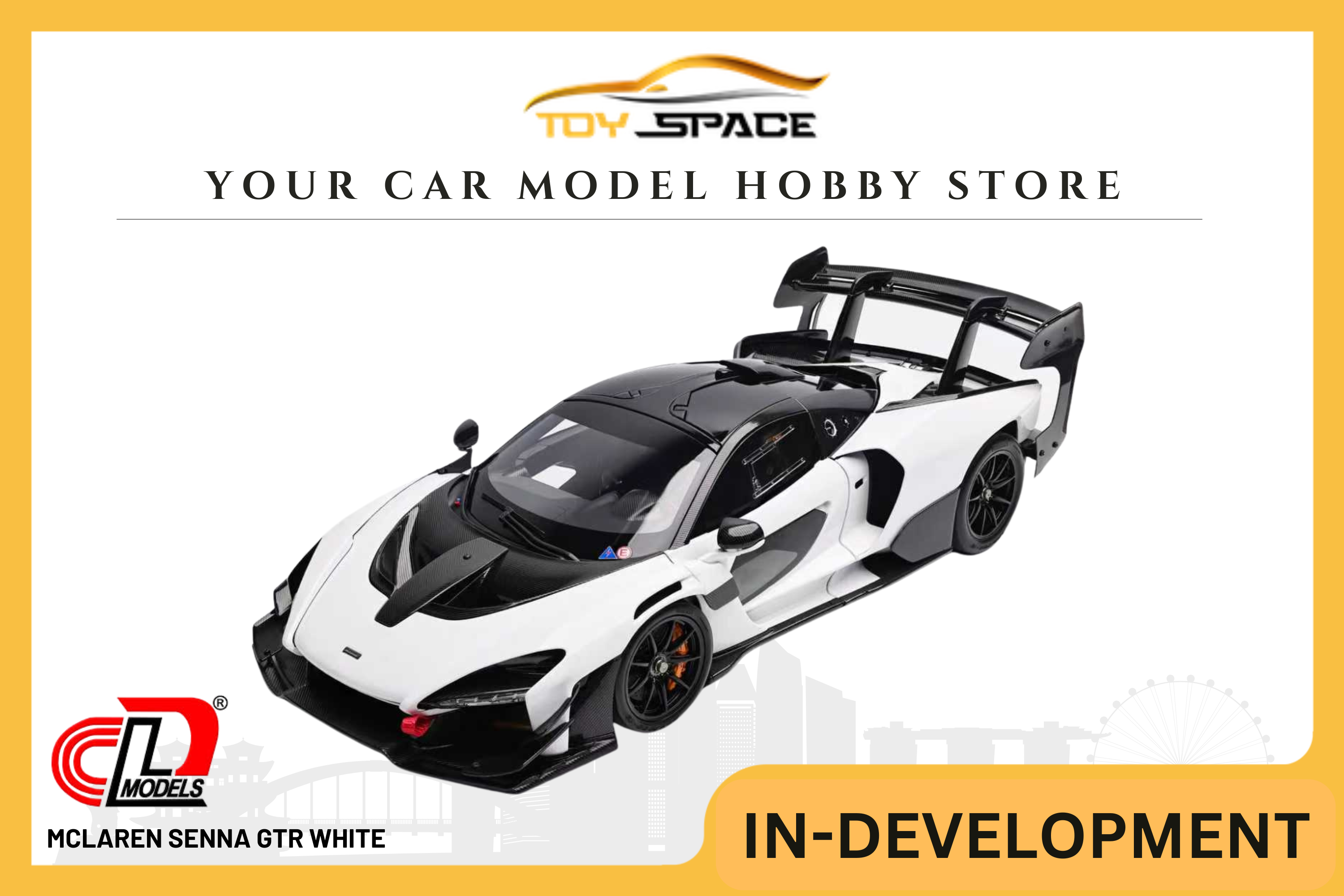 [LCD] 1:18 McLaren Senna GTR White