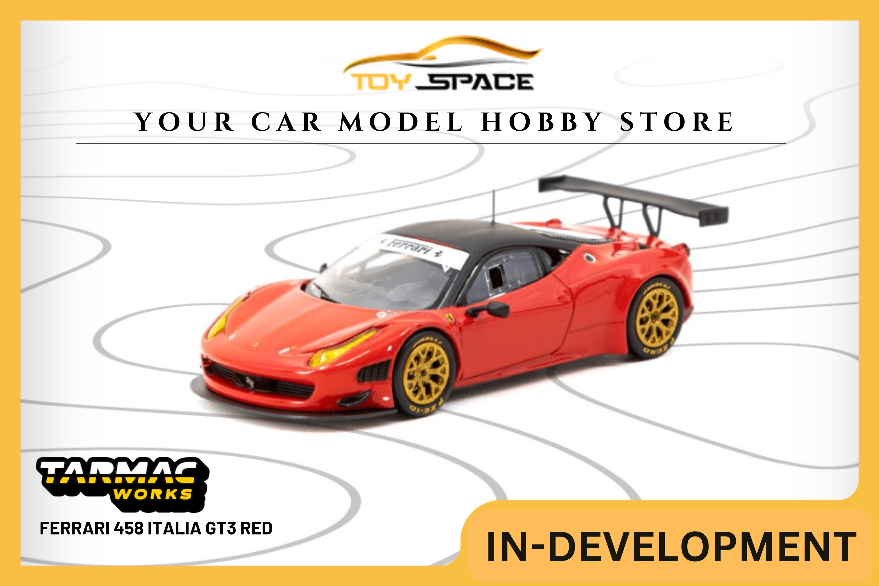 [TARMAC WORKS] 1:64 Ferrari 458 Italia GT3 Red