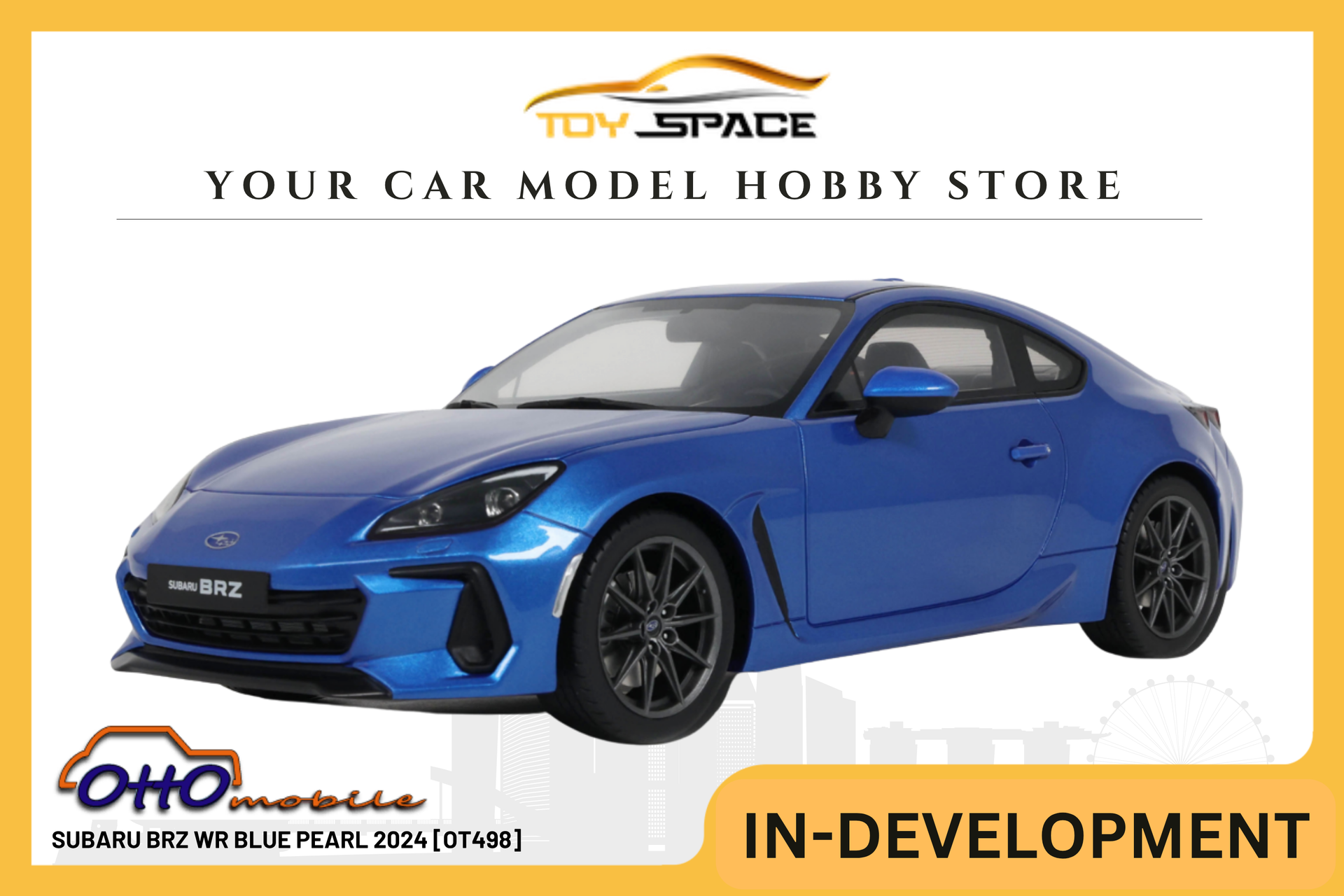 OTTOMOBILE] 1:18 Subaru BRZ WR Blue Pearl 2024 [OT498]