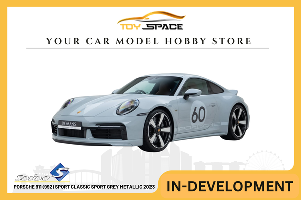 [SOLIDO] 1:43 Porsche 911 (992) Sport Classic Sport Grey Metallic 2023