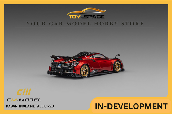 [CM MODEL] 1:64 Pagani Imola Metallic Red