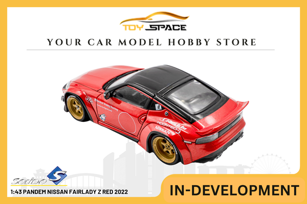 [SOLIDO] 1:43 Pandem Nissan Fairlady Z Red 2022