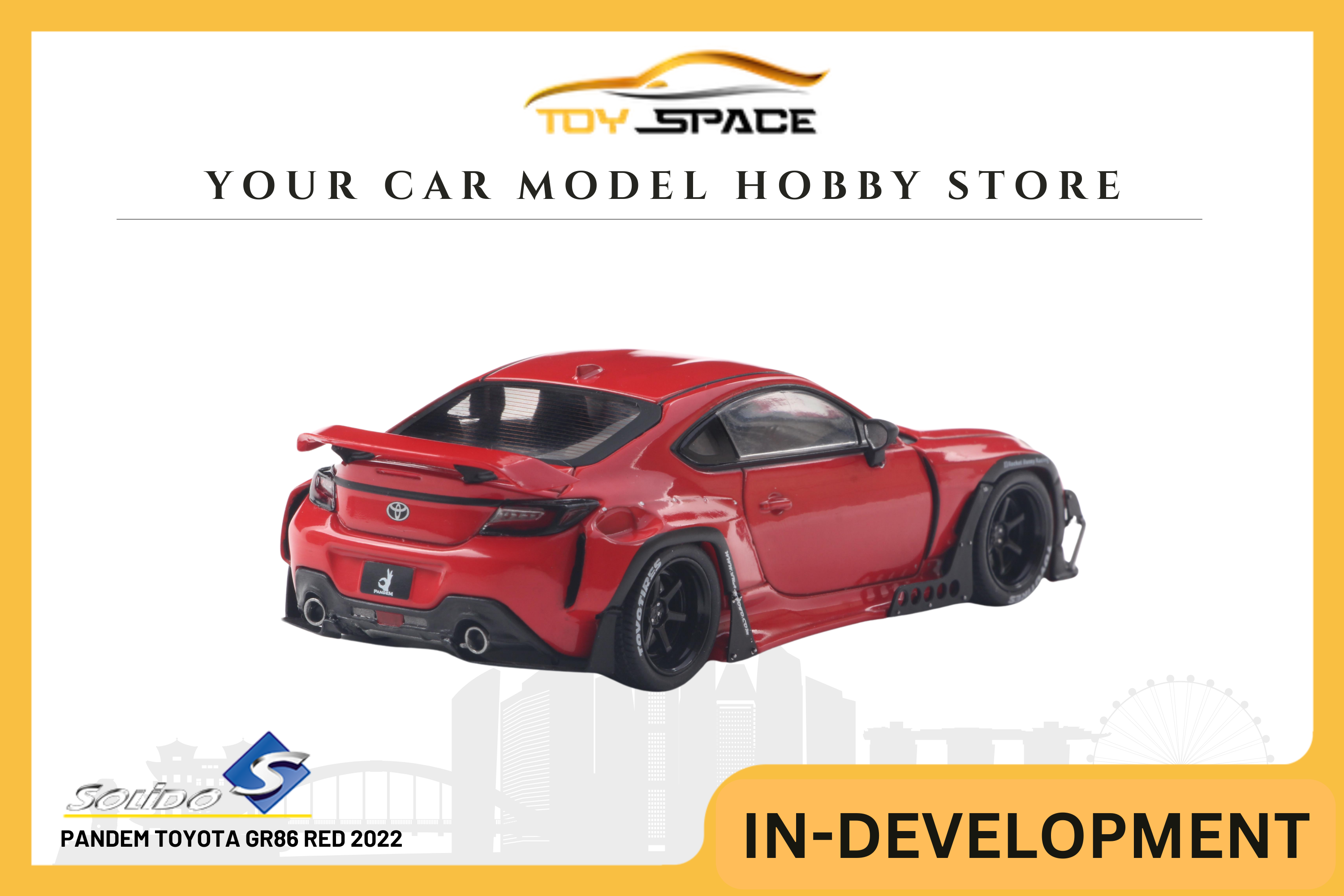 [SOLIDO] 1:43 Pandem Toyota GR86 Red 2022