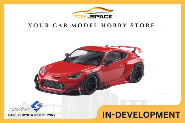 [SOLIDO] 1:43 Pandem Toyota GR86 Red 2022