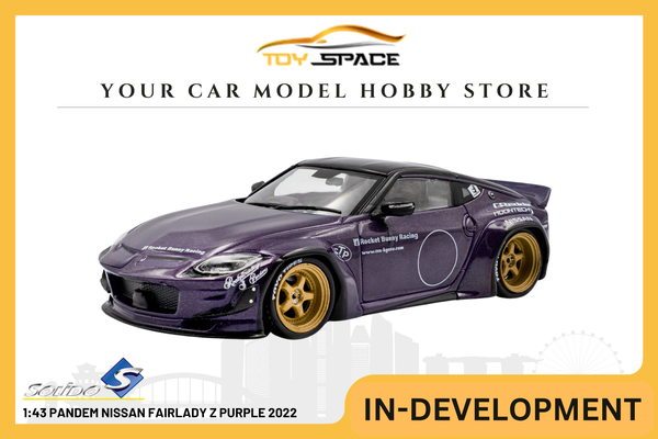 [SOLIDO] 1:43 Pandem Nissan Fairlady Z Purple 2022