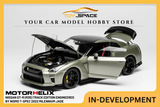 [MOTORHELIX] 1:18 Nissan GT-R (R35) Track Edition Engineered by Nismo T-Spec 2022 Milennium Jade