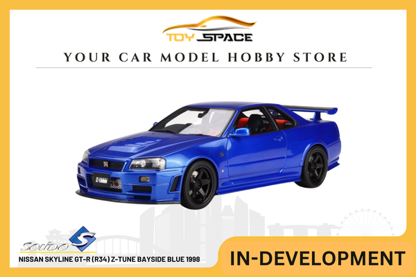 [SOLIDO] 1:43 Nissan Skyline GT-R (R34) Z-Tune Bayside Blue 1998
