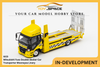 [GCD] 1:64 Mitsubishi Fuso Double-decker Car Transporter Mooneyes Livery