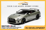[MOTORHELIX] 1:18 Nissan GT-R (R35) Track Edition Engineered by Nismo T-Spec 2022 Milennium Jade