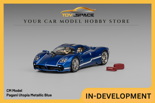 [CM MODEL] 1:64 Pagani Utopia Metallic Blue