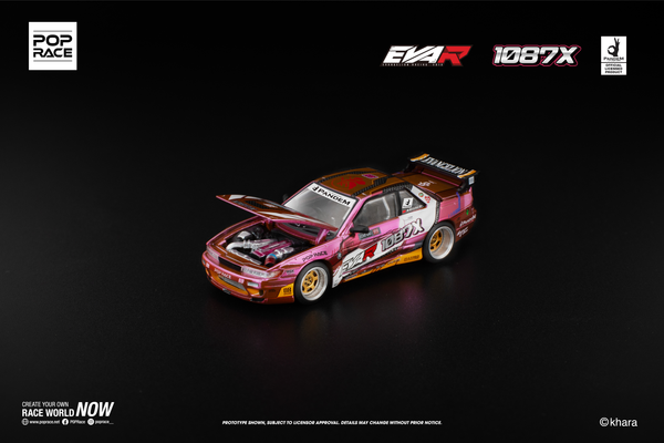 [POP RACE] 1:64 Pandem S13 Eva RT Production Model Custom Type-08 Eva Racing X 1087X