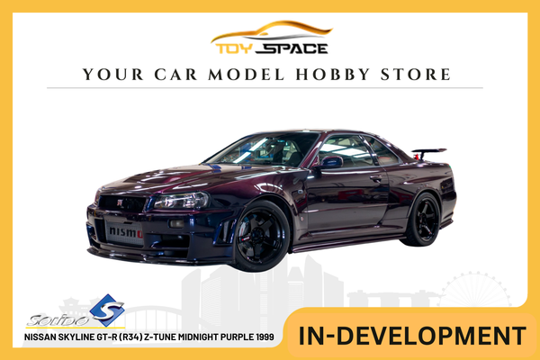 [SOLIDO] 1:43 Nissan Skyline GT-R (R34) Z-Tune Midnight Purple 1999